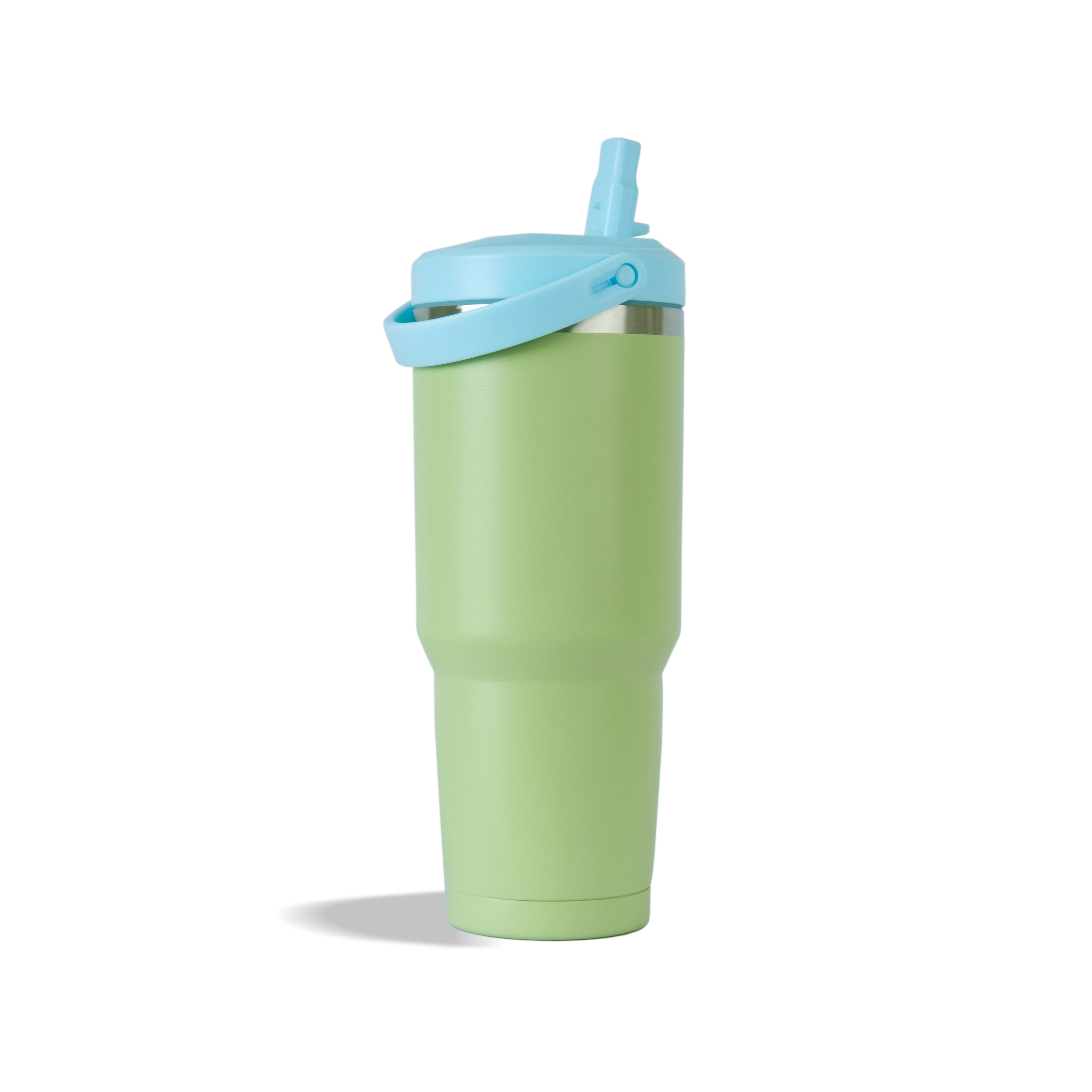 887ml Stainless Steel Tumbler with Flip Straw