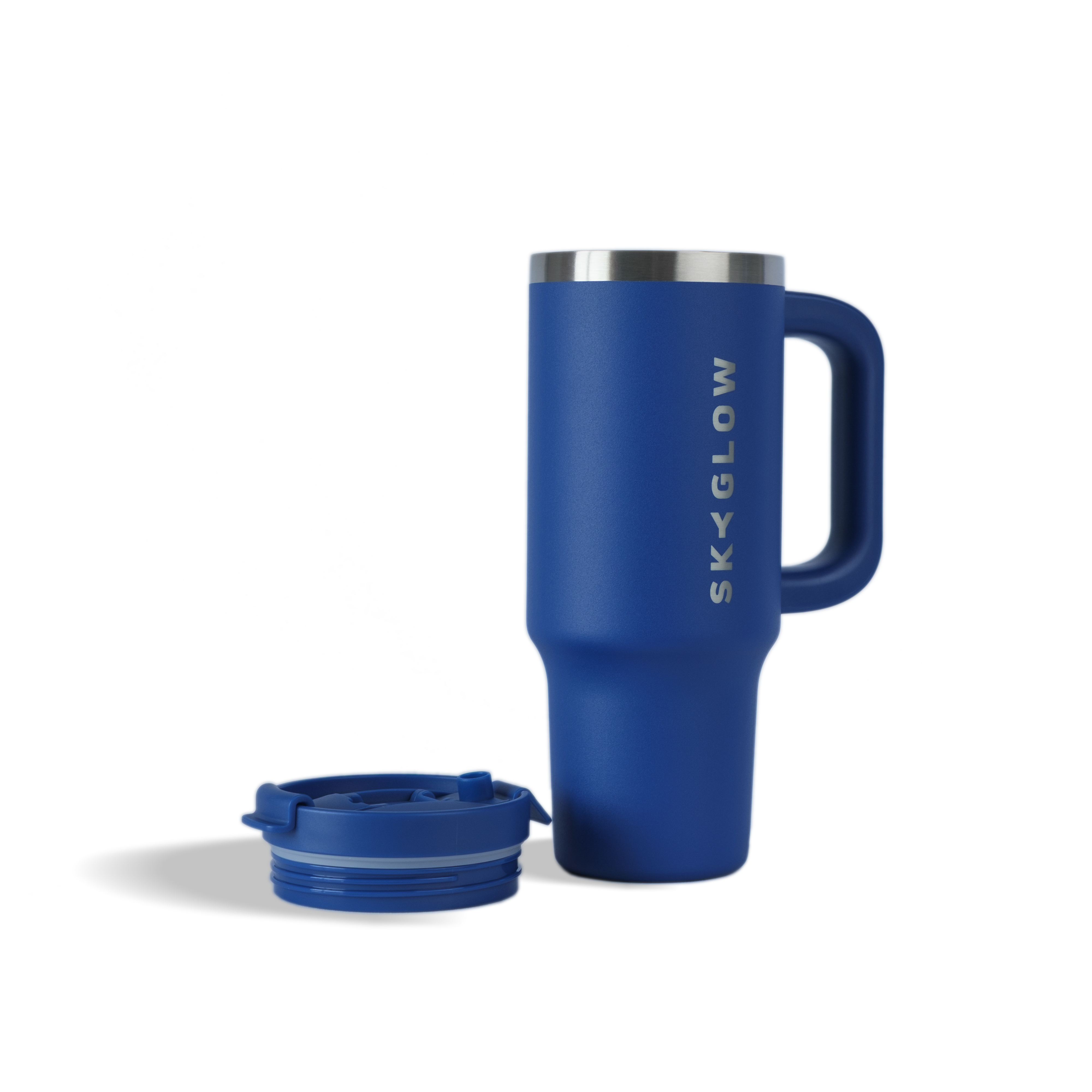 880ml Luxe Travel Tumbler with Straw & Handle