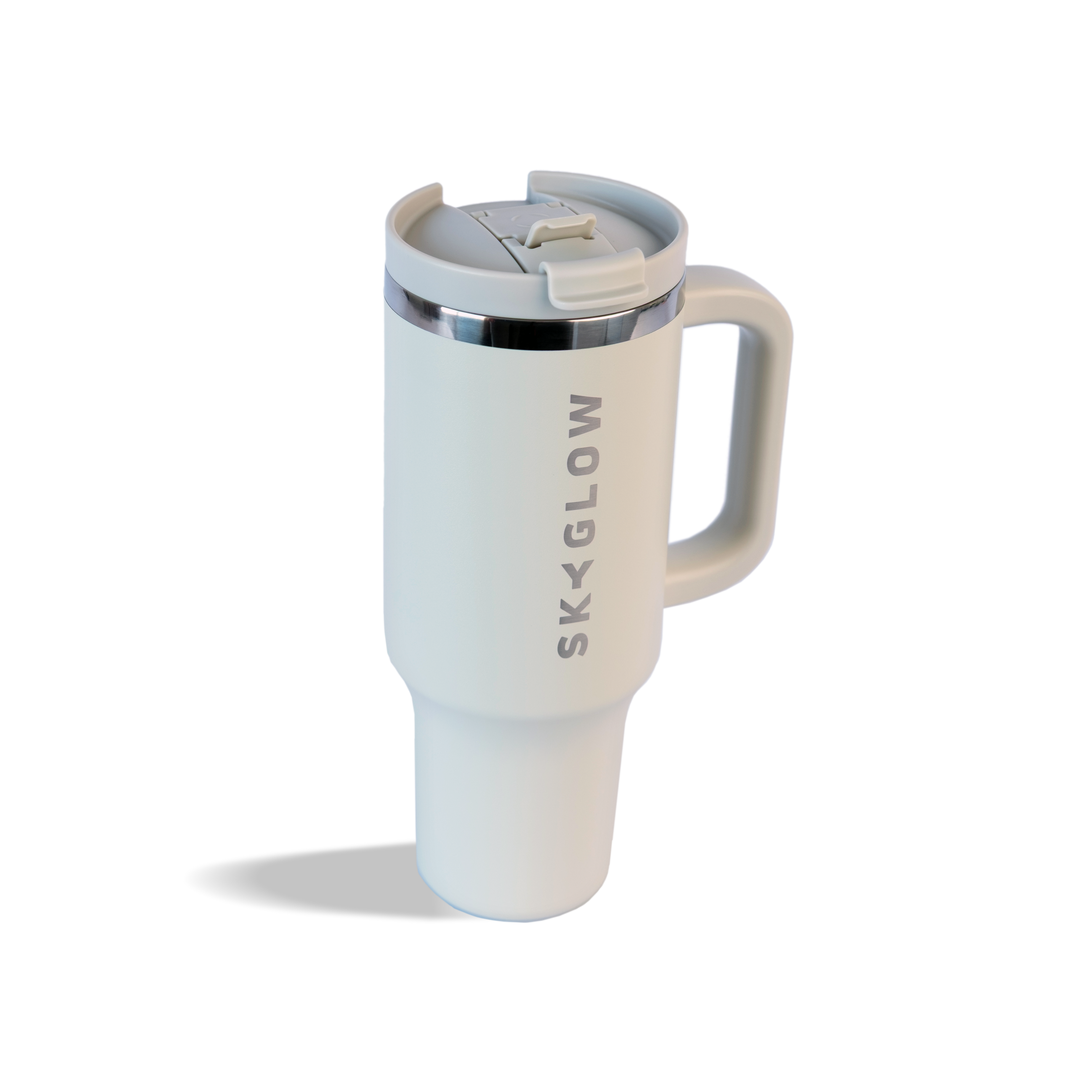 1.2L Luxe Travel Tumbler with Straw & Handle