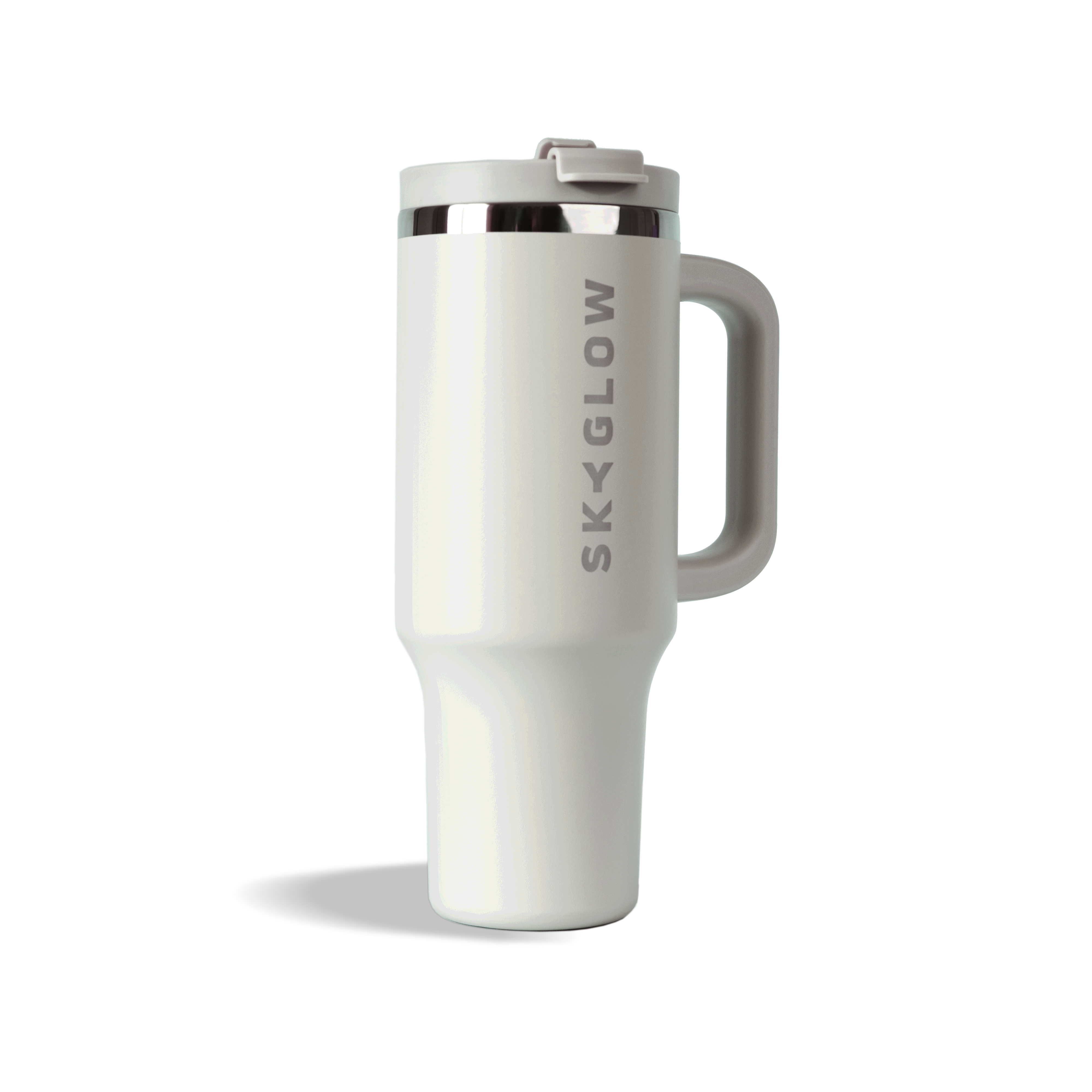 1.2L Luxe Travel Tumbler with Straw & Handle