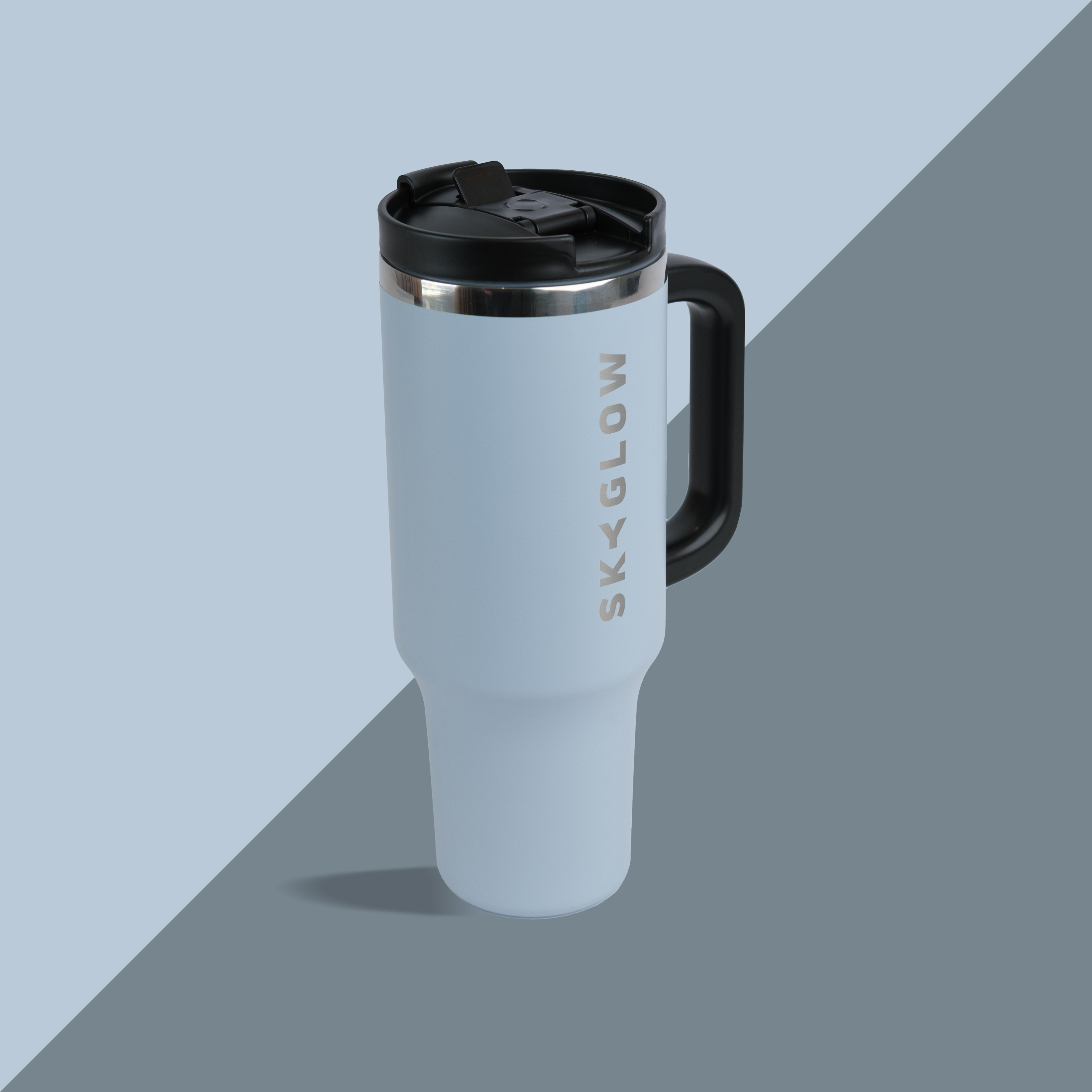 1.2L Luxe Travel Tumbler with Straw & Handle