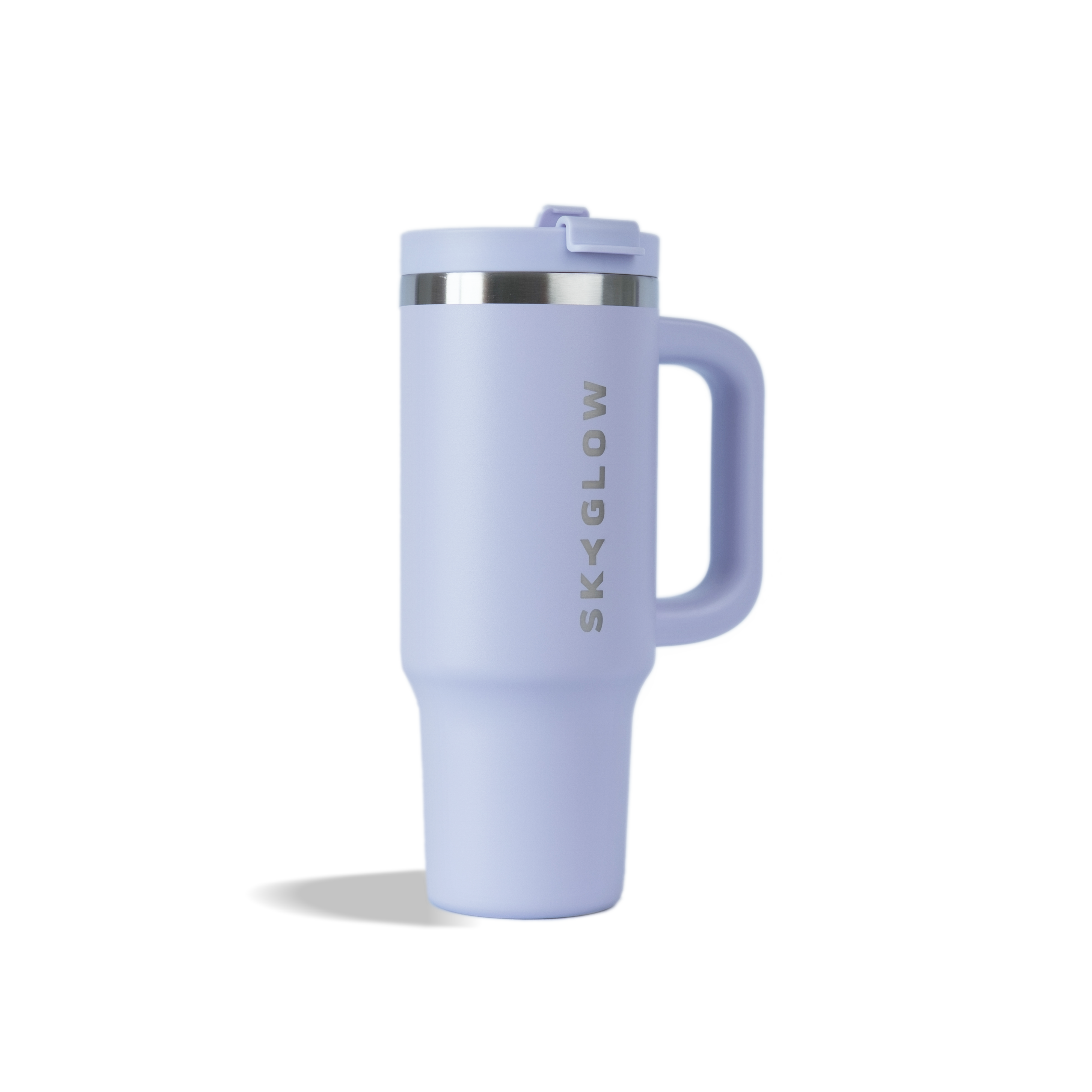 880ml Luxe Travel Tumbler with Straw & Handle