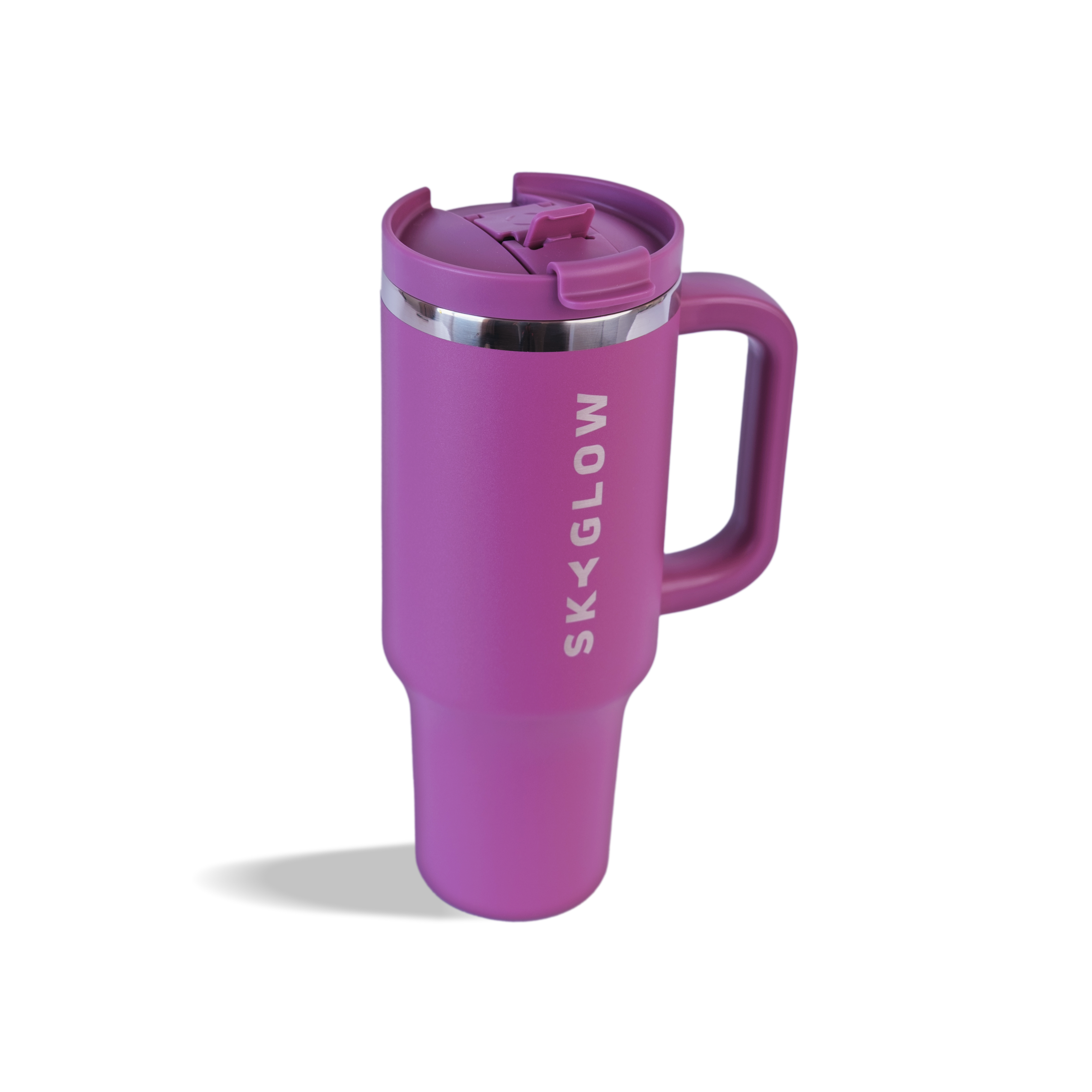 1.2L Luxe Travel Tumbler with Straw & Handle