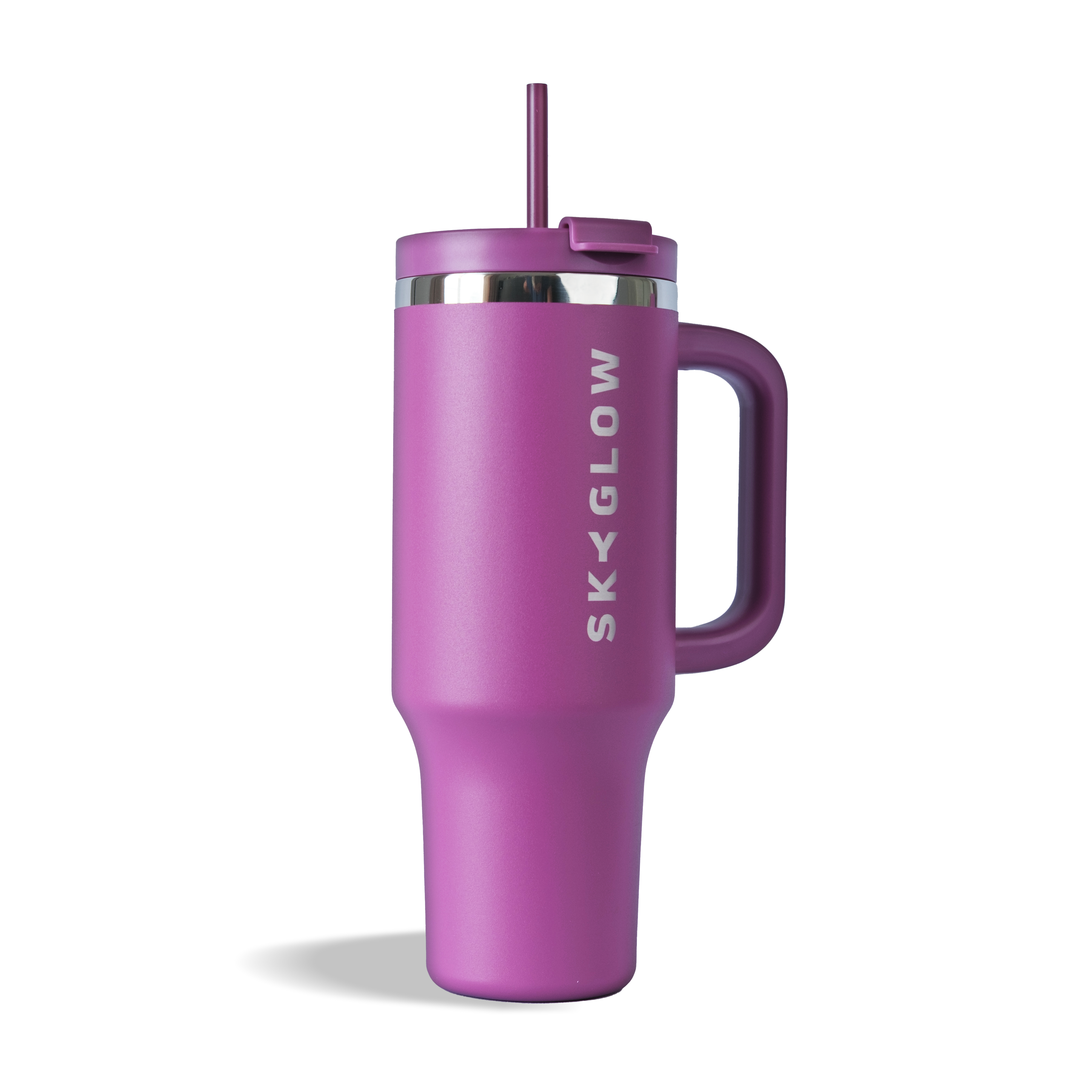 1.2L Luxe Travel Tumbler with Straw & Handle
