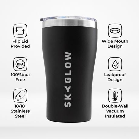 473ml Stainless Steel Travel Mug with Lid