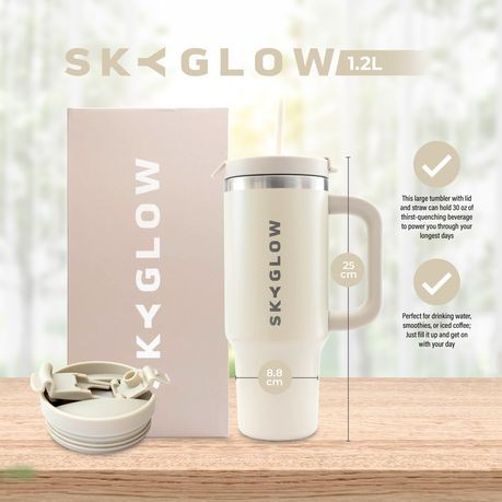 Tumbler with Straw Travel Mug with Handle 880ML