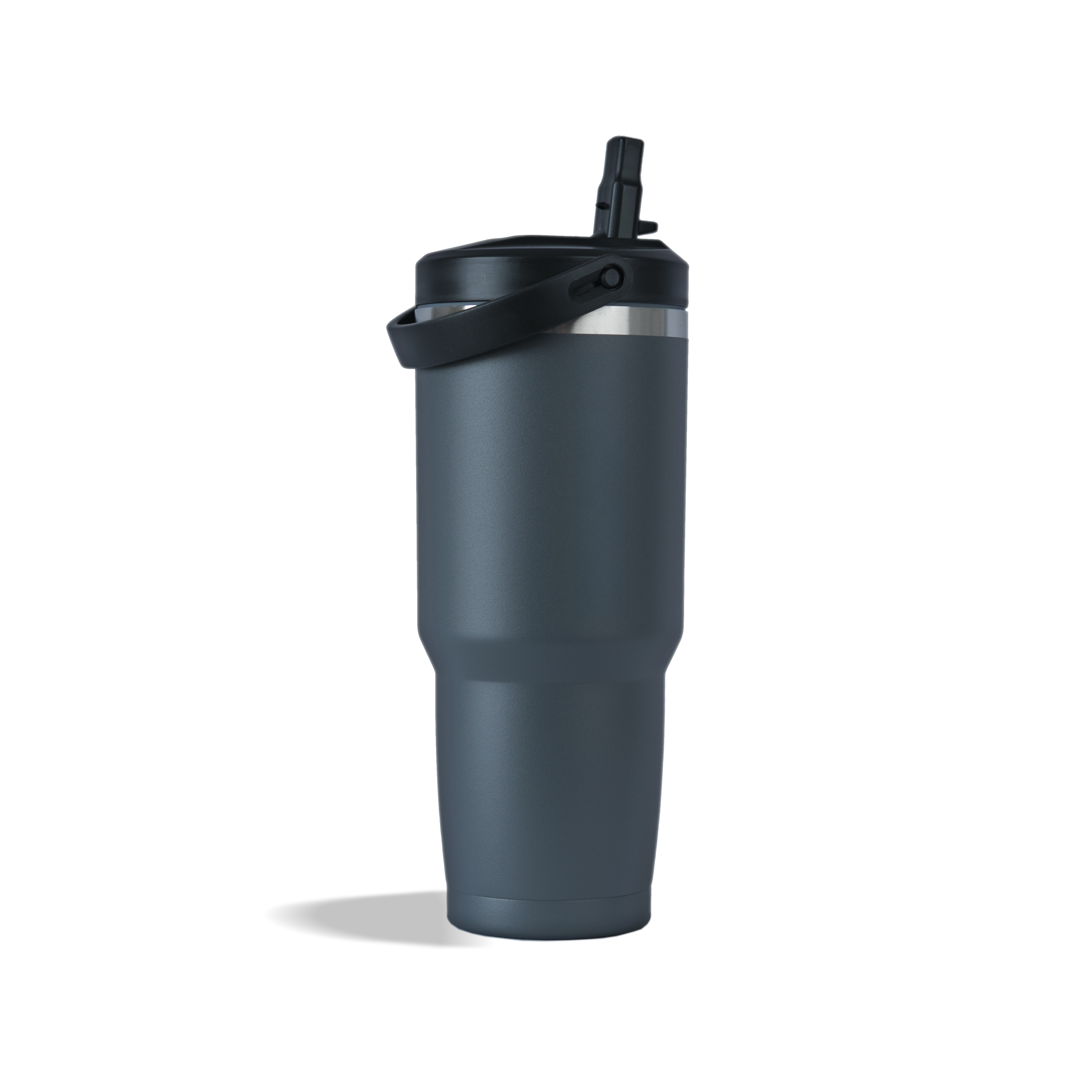 887ml Stainless Steel Tumbler with Flip Straw