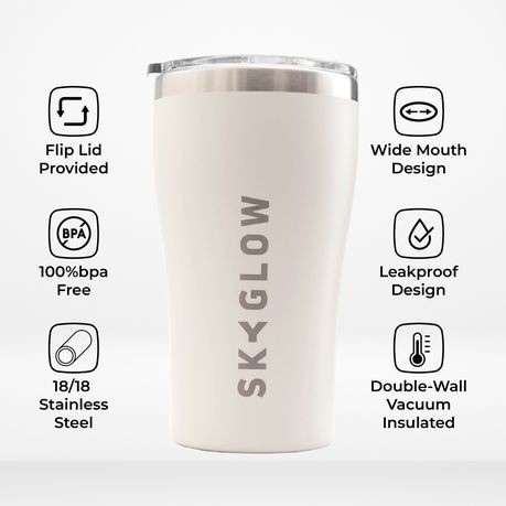 Travel Mug Steel Tumbler with Lid 470ML