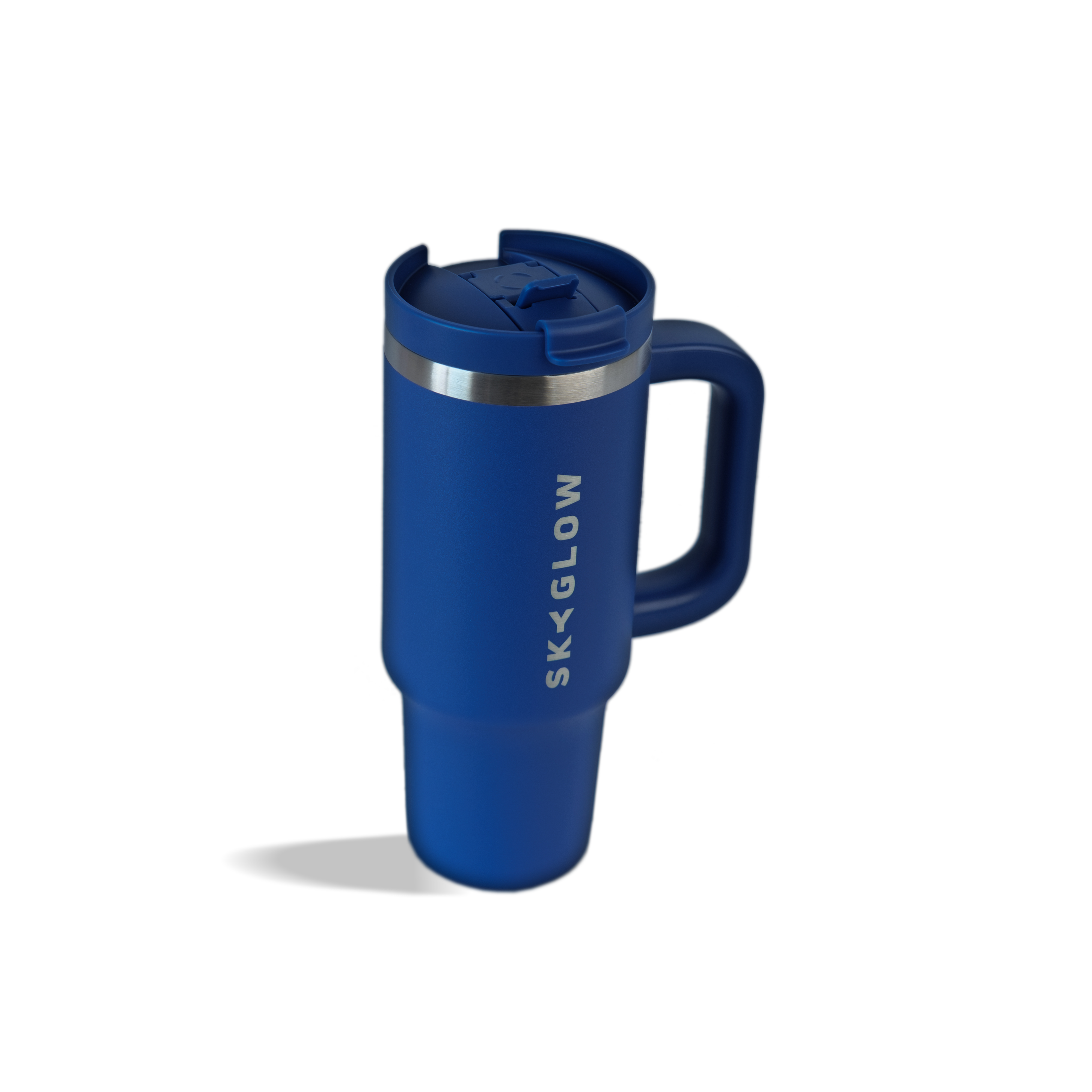 880ml Luxe Travel Tumbler with Straw & Handle