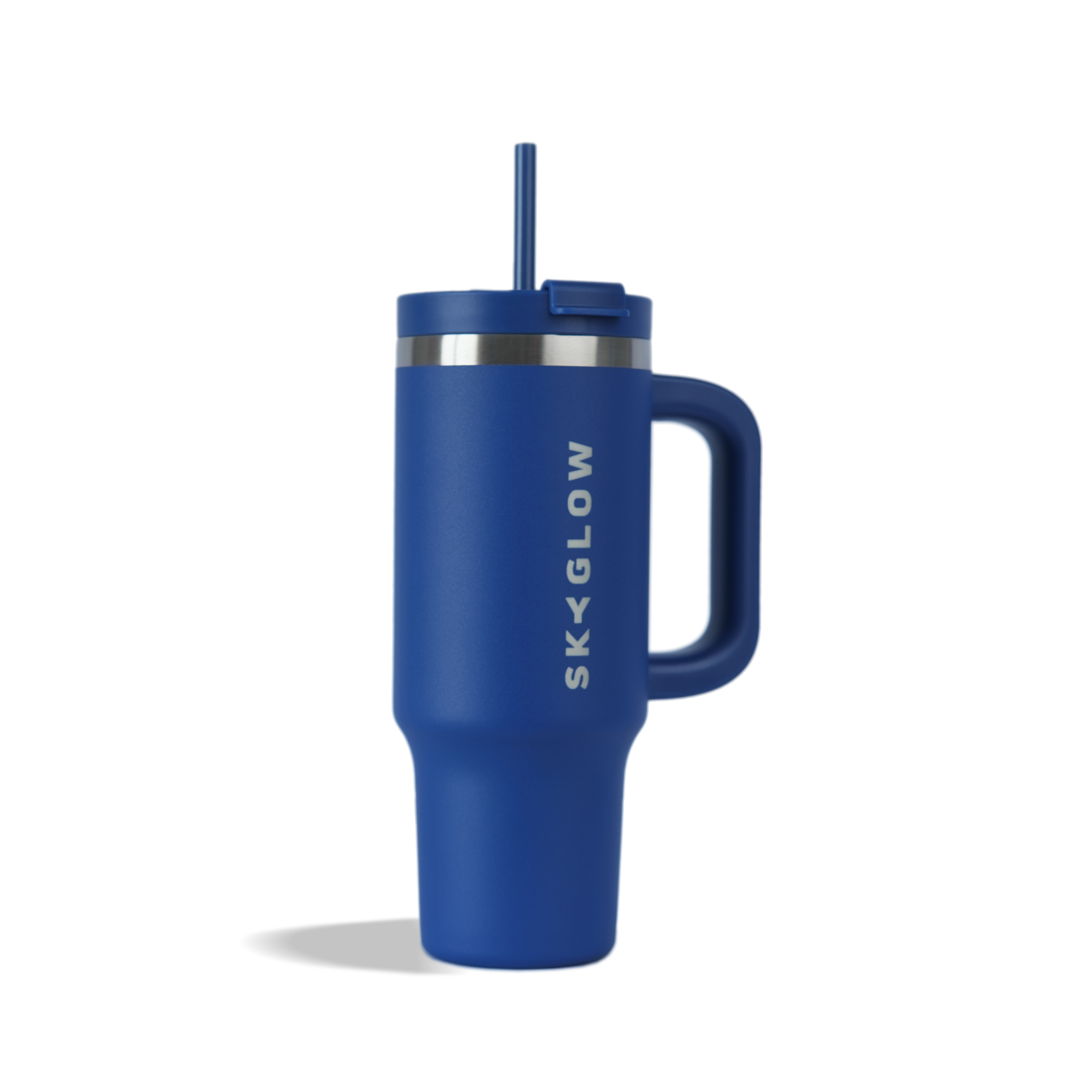 880ml Luxe Travel Tumbler with Straw & Handle