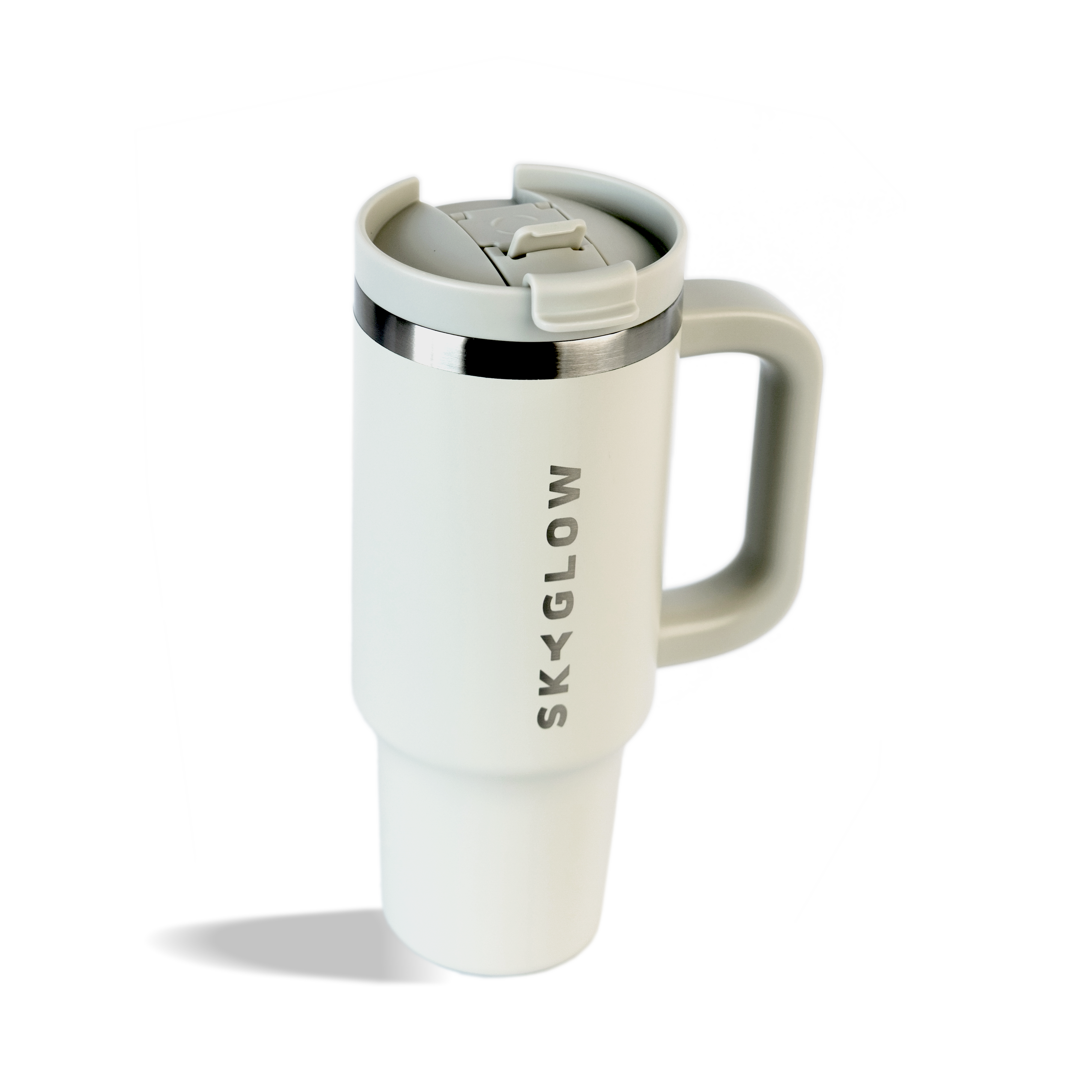 880ml Luxe Travel Tumbler with Straw & Handle