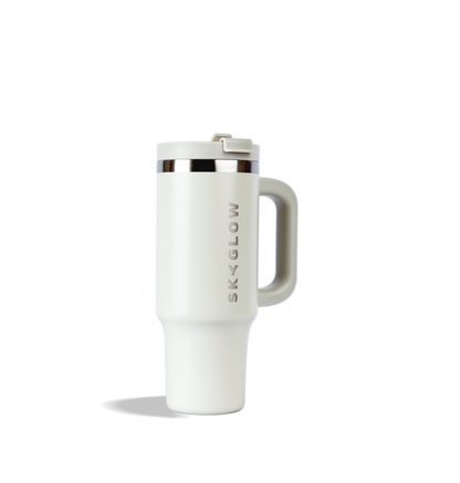 880ml Luxe Travel Tumbler with Straw & Handle