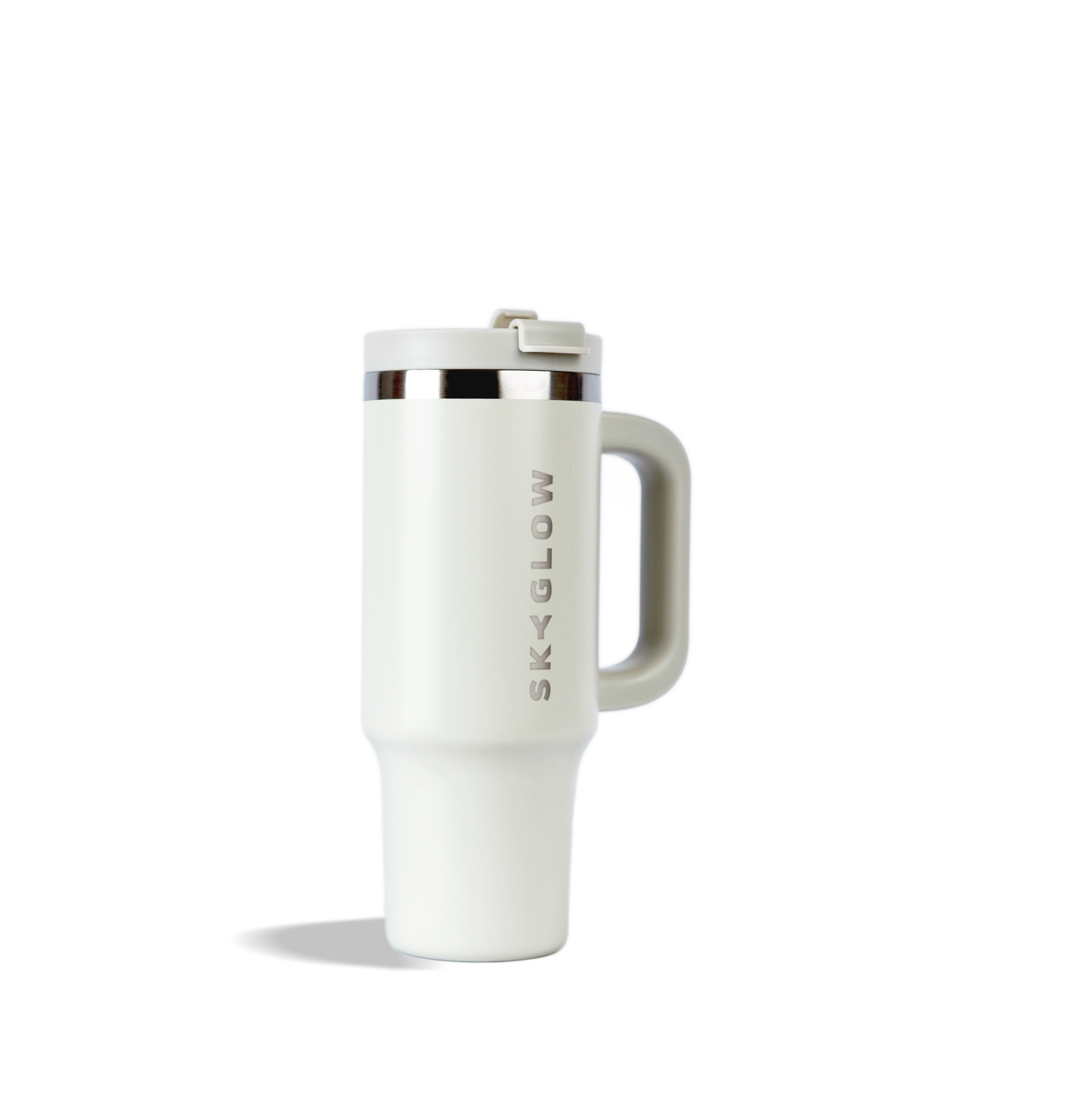 880ml Luxe Travel Tumbler with Straw & Handle