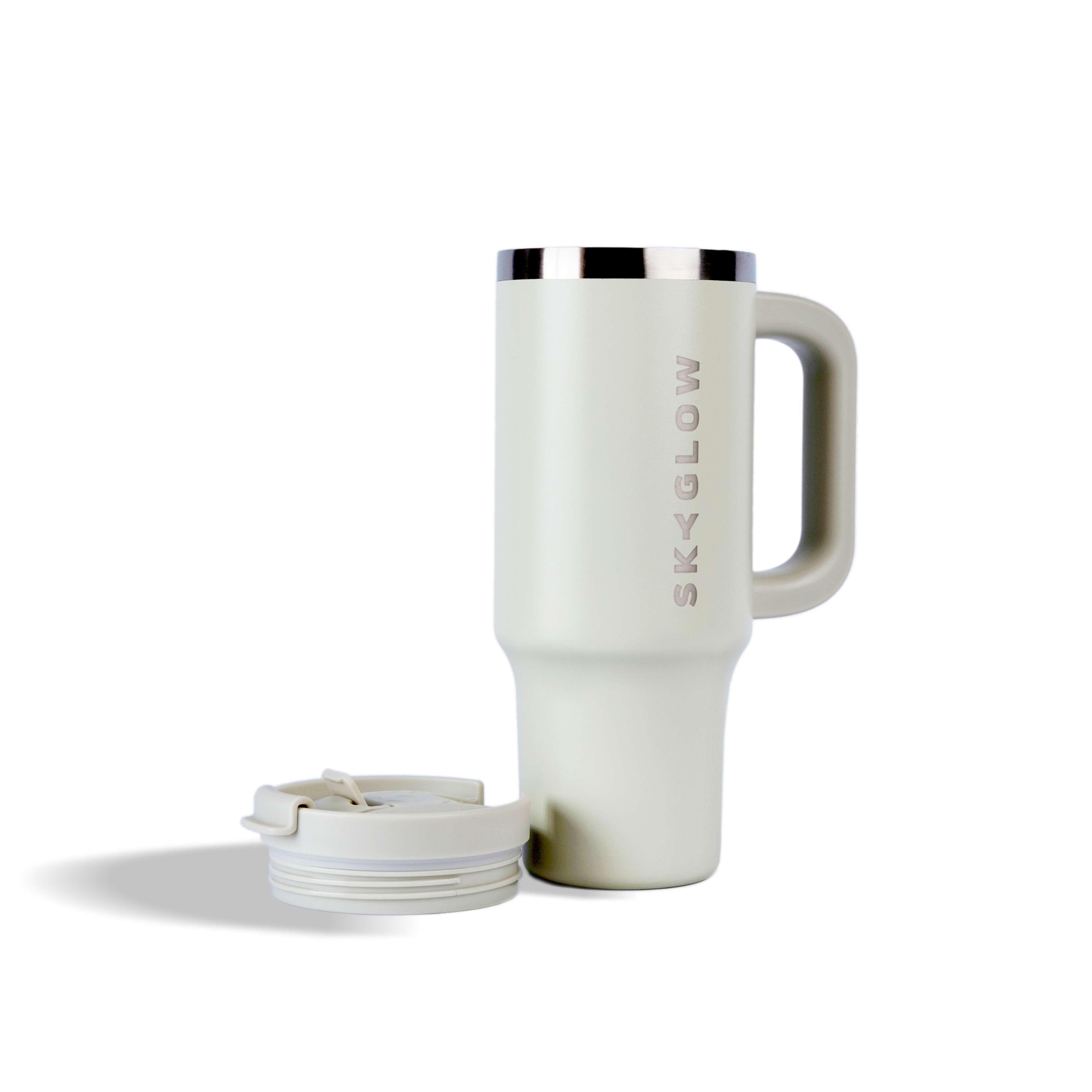 880ml Luxe Travel Tumbler with Straw & Handle