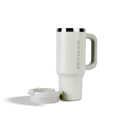 880ml Luxe Travel Tumbler with Straw & Handle