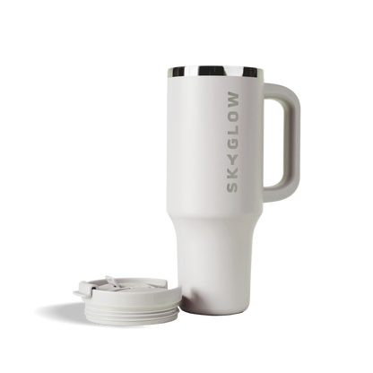 1.2L Luxe Travel Tumbler with Straw & Handle