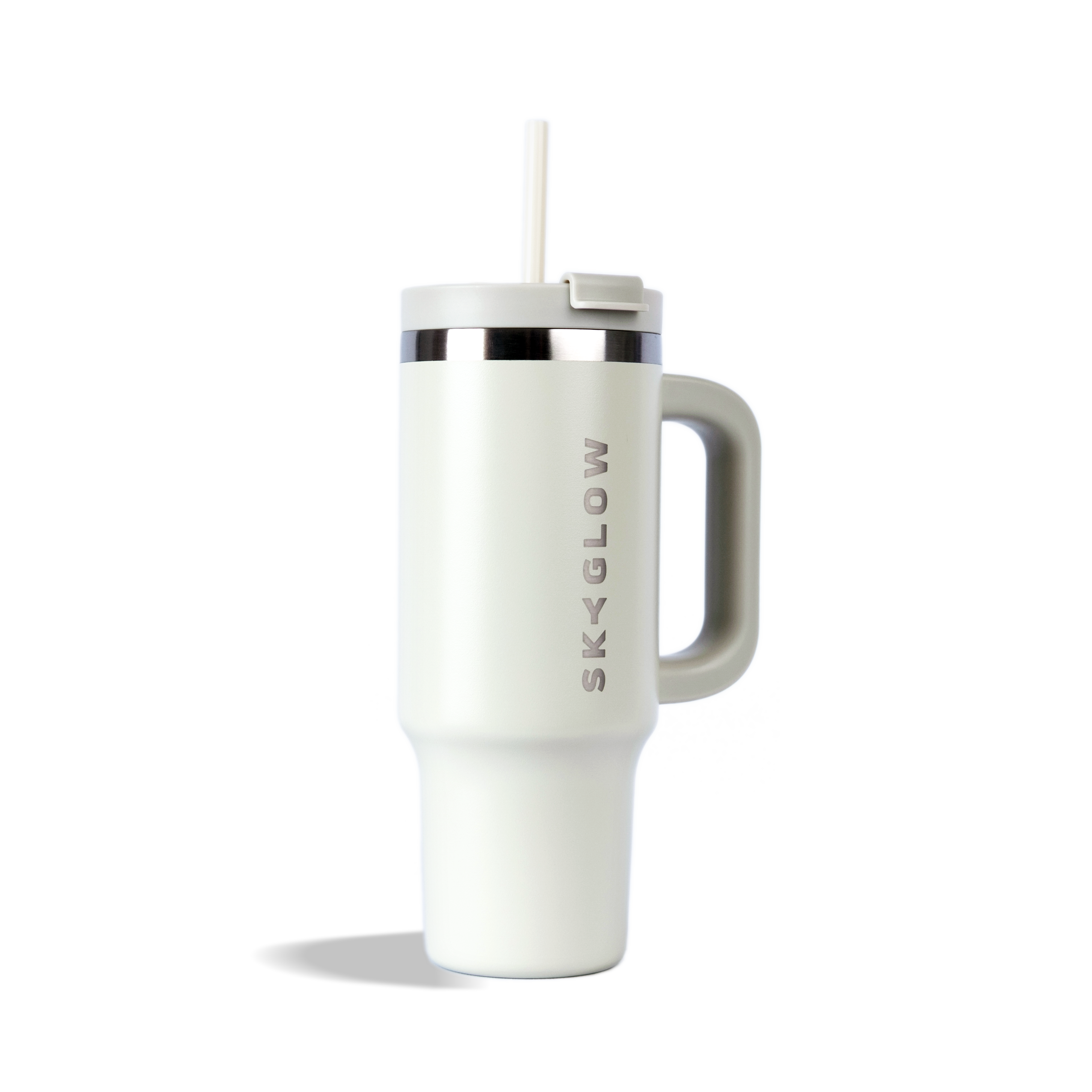 880ml Luxe Travel Tumbler with Straw & Handle