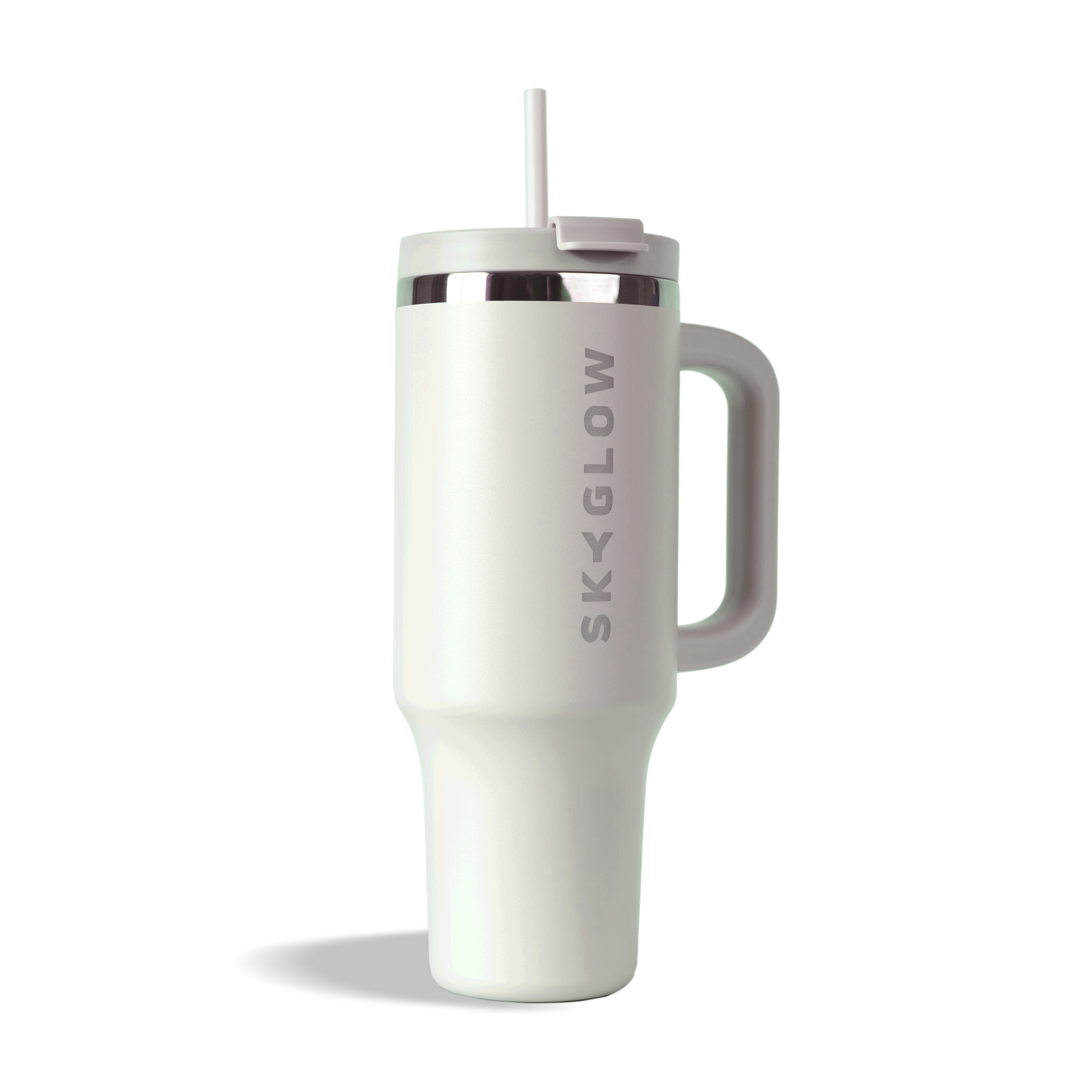 1.2L Luxe Travel Tumbler with Straw & Handle