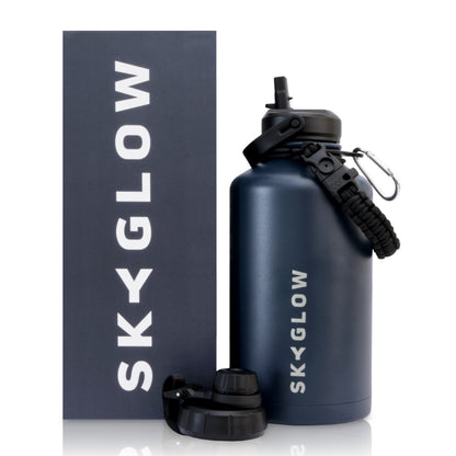 SkyGlow 1.9L Insulated Water Bottle Leakproof Stainless Steel Gym Travel