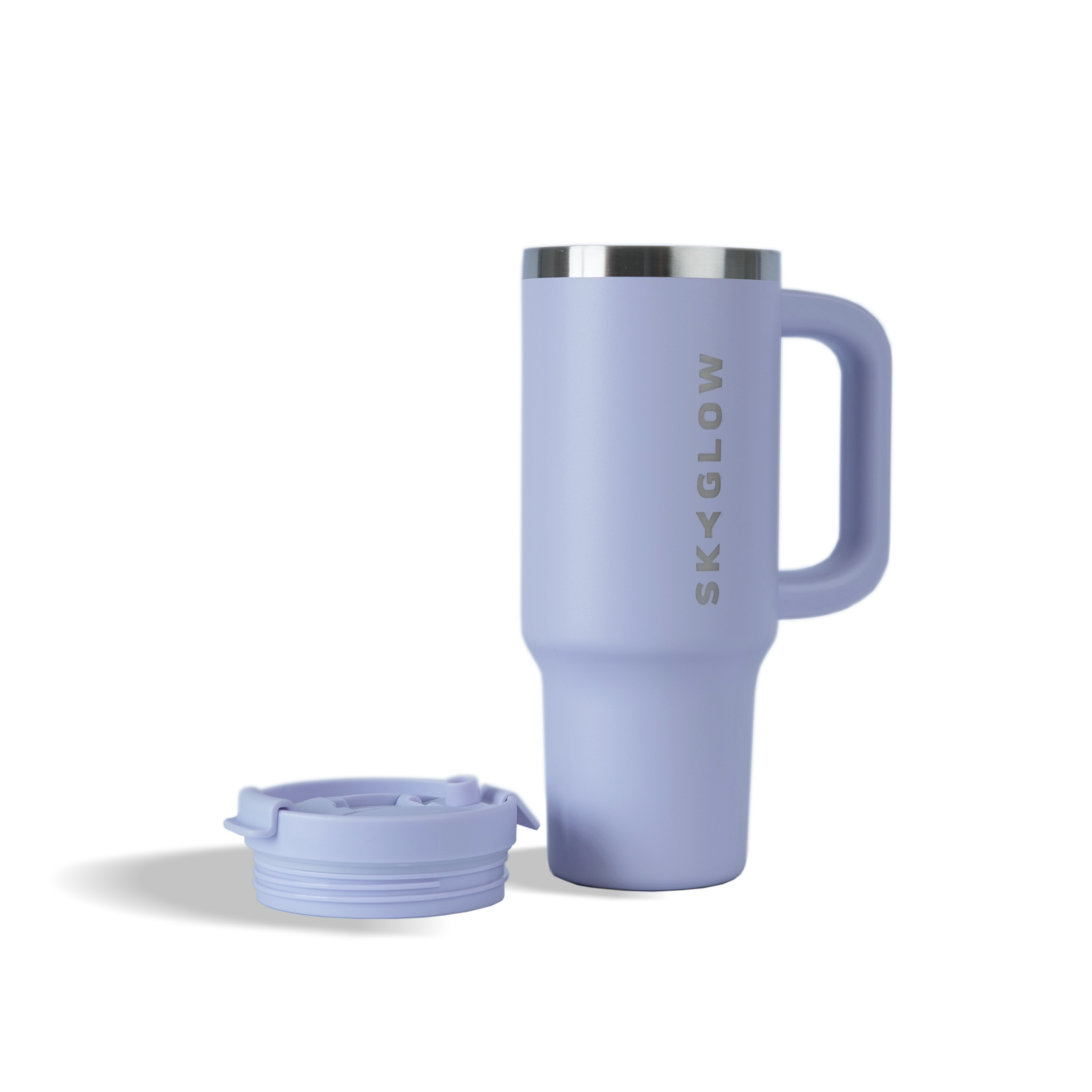 880ml Luxe Travel Tumbler with Straw & Handle