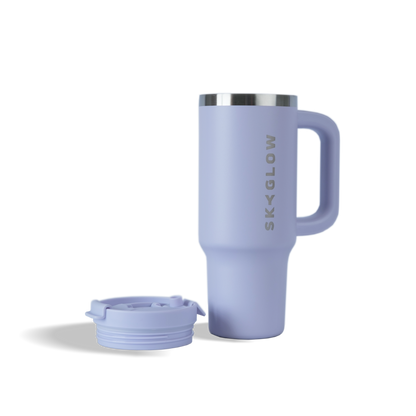 880ml Luxe Travel Tumbler with Straw & Handle