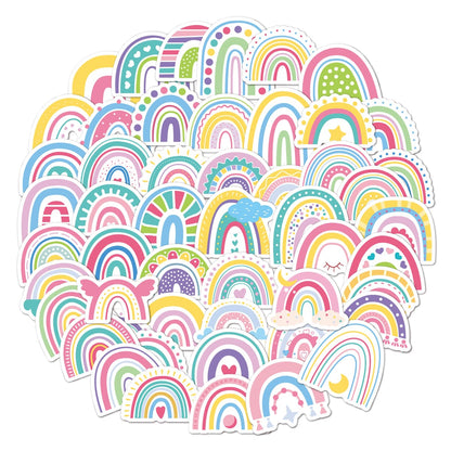 Skyglow RAINBOW Sticker Pack – Assorted Pack of 10 Colorful Designs🌈