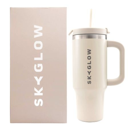 Tumbler with Straw Travel Mug with Handle 1.2L